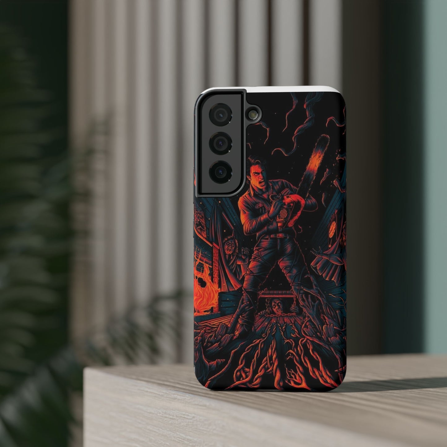 Ash Williams Impact-Resistant Design Phone Case | Perfect for Halloween & Movie Lovers