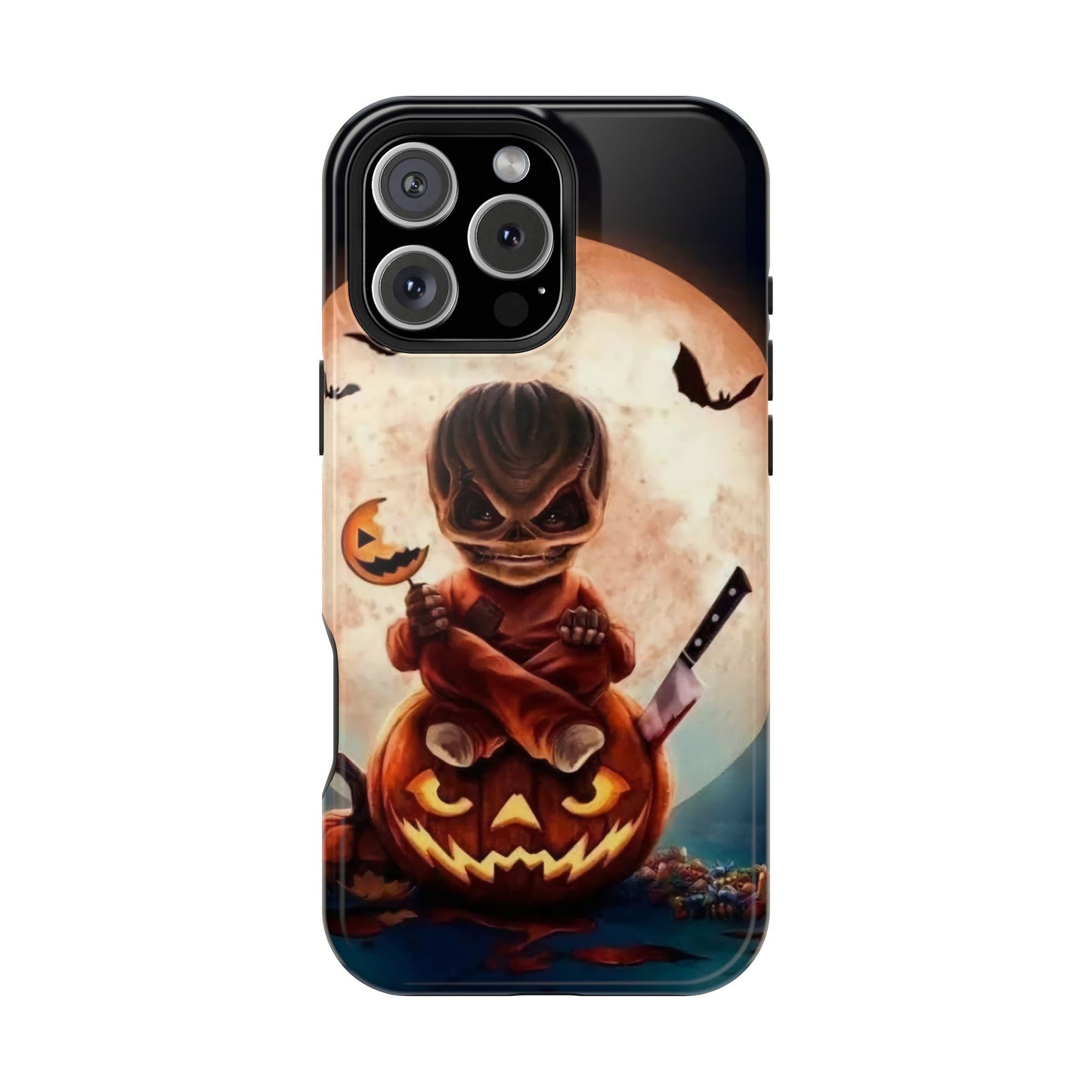 Sam | Trick Or Treat Halloween Horror Design Impact Resistant Phone Case