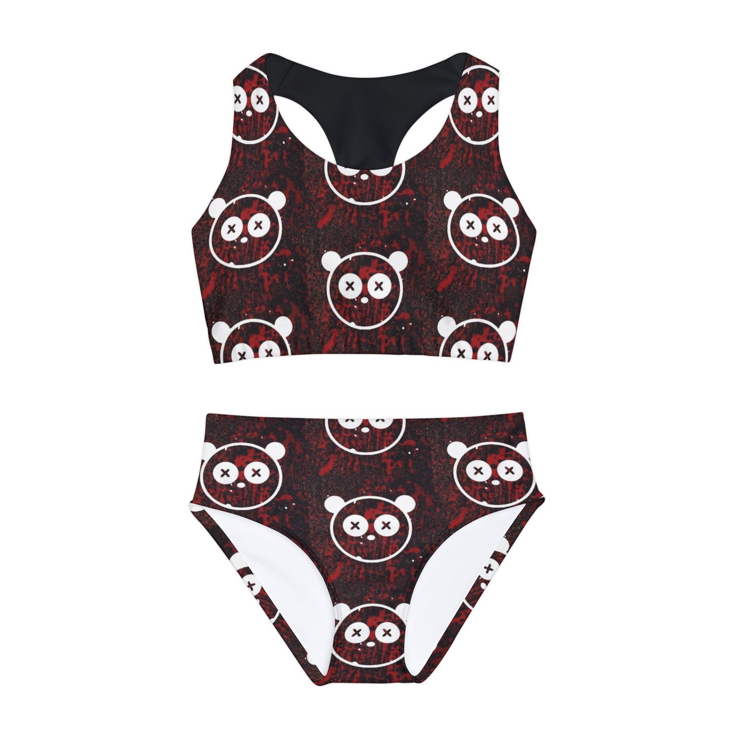 Girls Once Upon A Killer Logo Two-Piece Swimsuit
