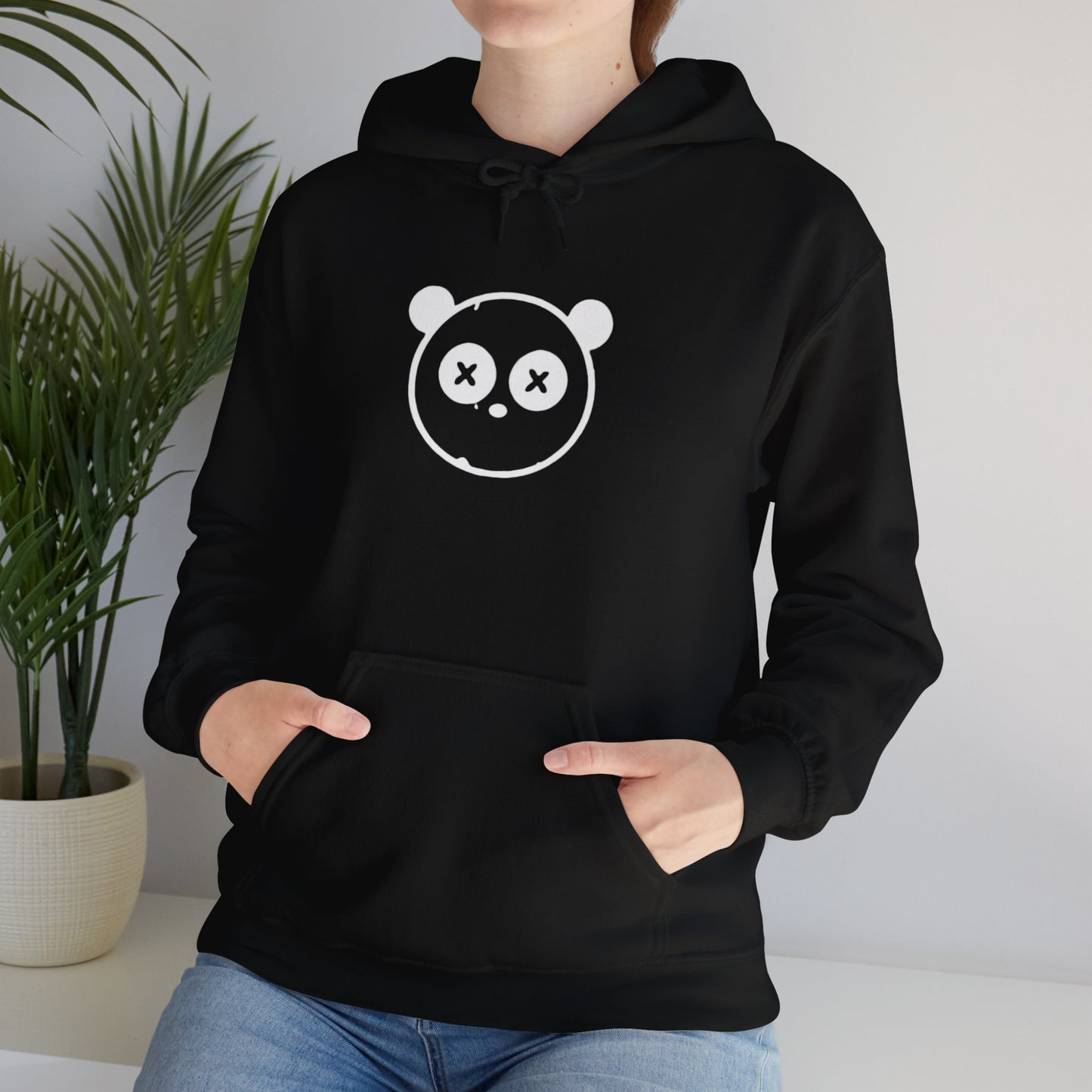 Red Unisex Heavy Blend™ Hooded Sweatshirt with Once Upon A Killer Logo - Perfect for Casual Comfort & Statement Style