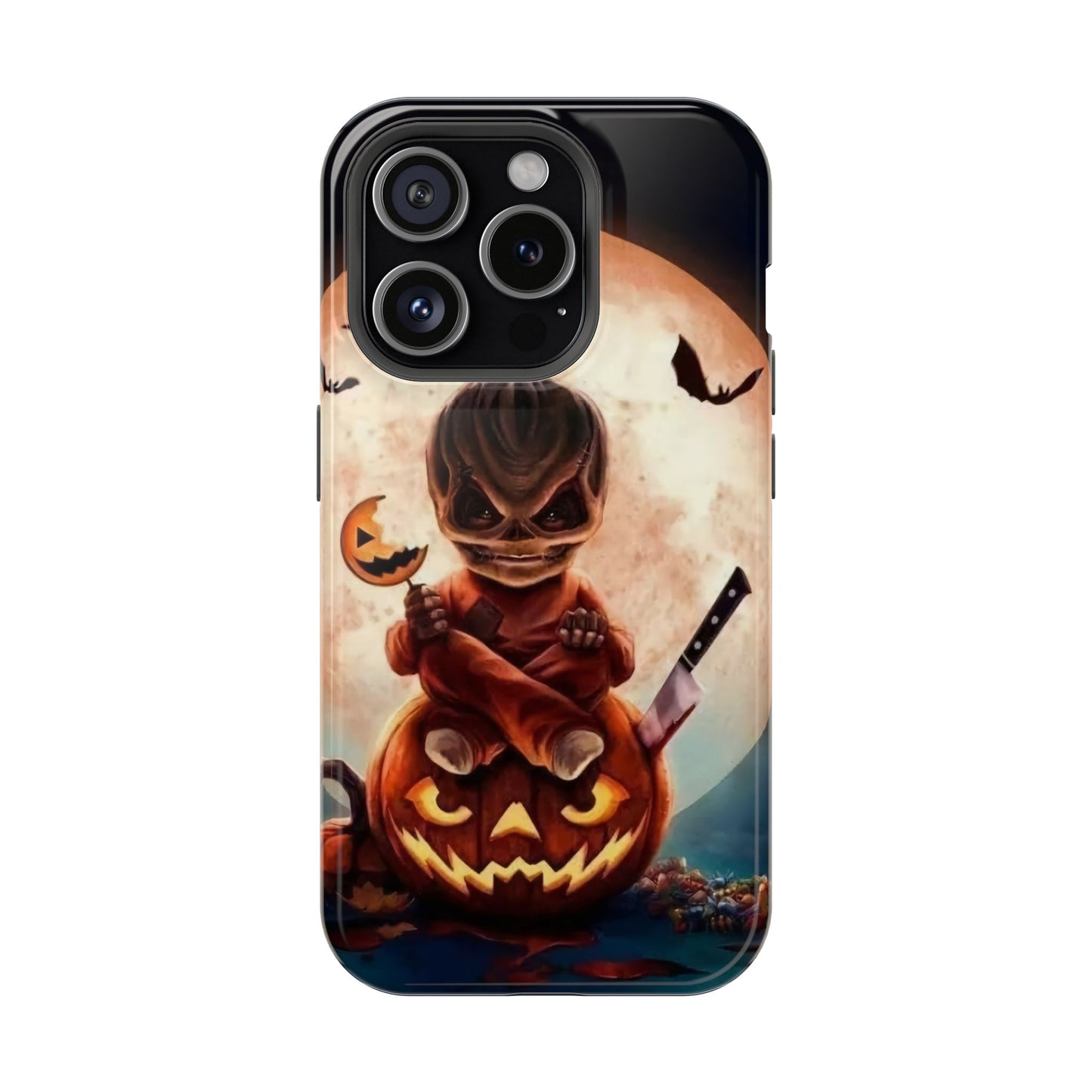 Sam | Trick Or Treat Halloween Horror Design Impact Resistant Phone Case