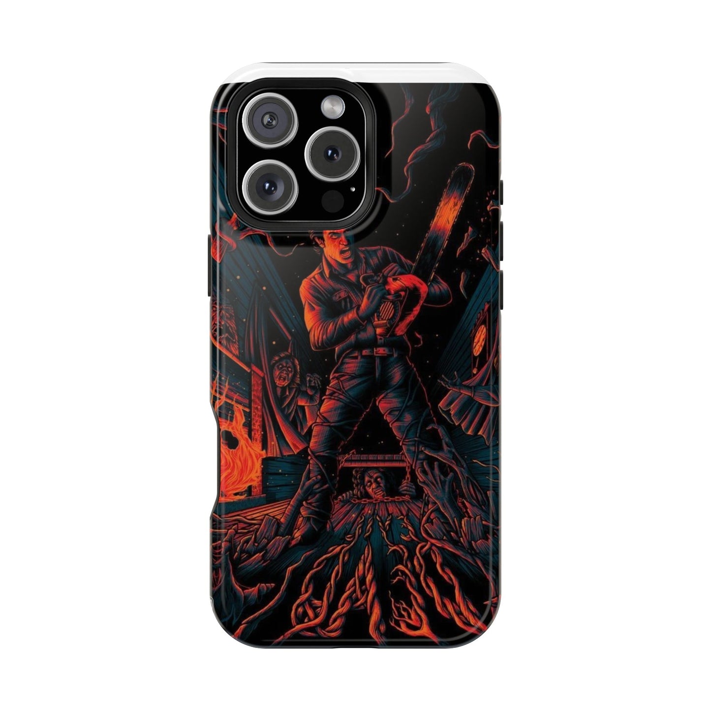Ash Williams Impact-Resistant Design Phone Case | Perfect for Halloween & Movie Lovers
