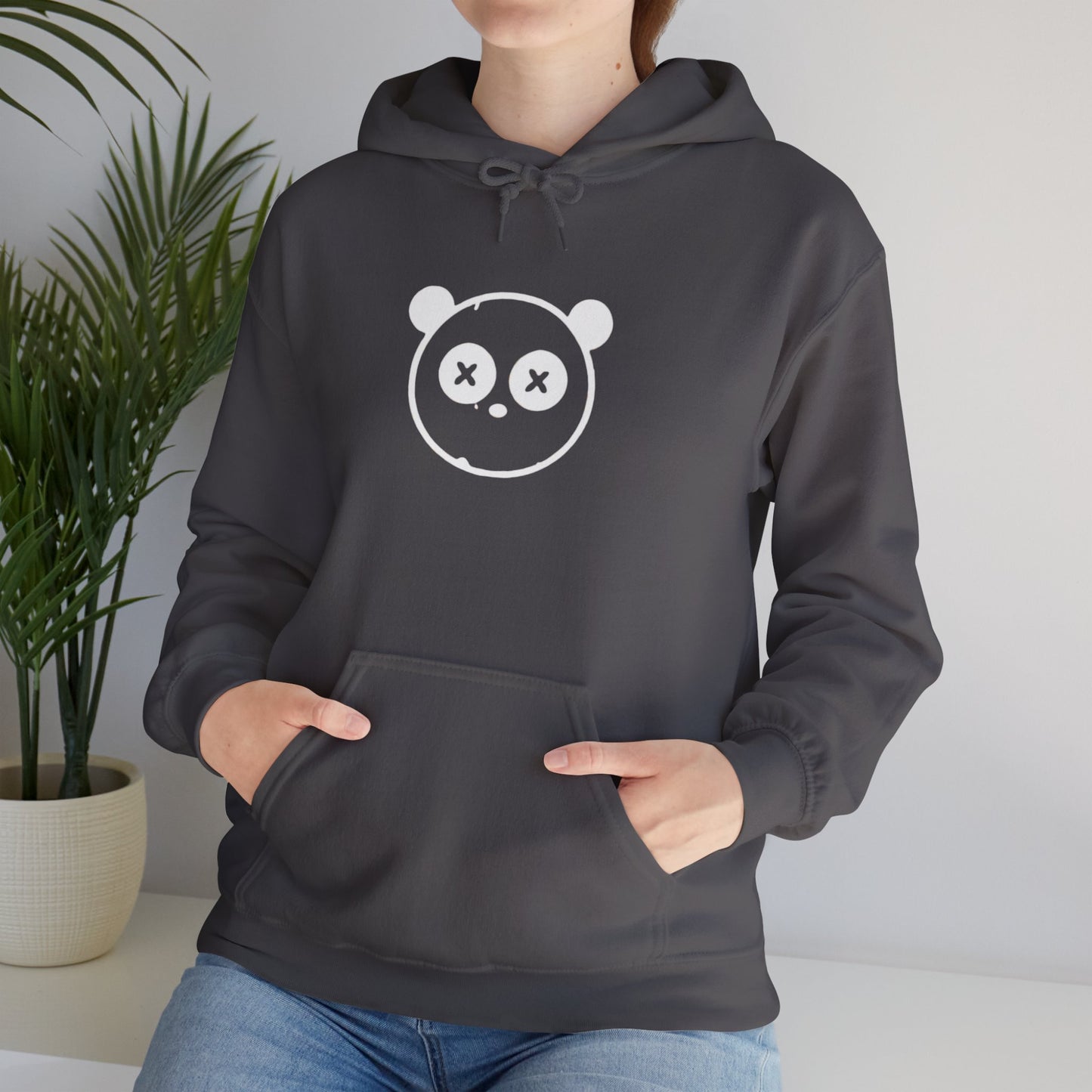 Red Unisex Heavy Blend™ Hooded Sweatshirt with Once Upon A Killer Logo - Perfect for Casual Comfort & Statement Style