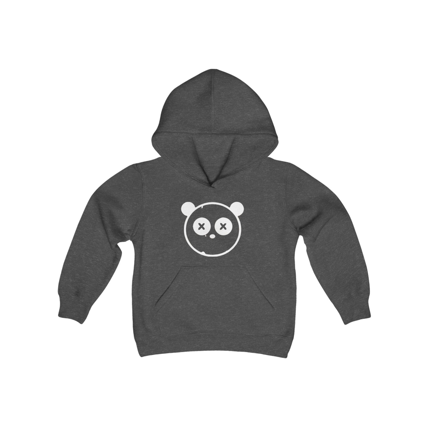 Youth Heavy Blend Hooded Sweatshirt with Once Upon A Killer Logo