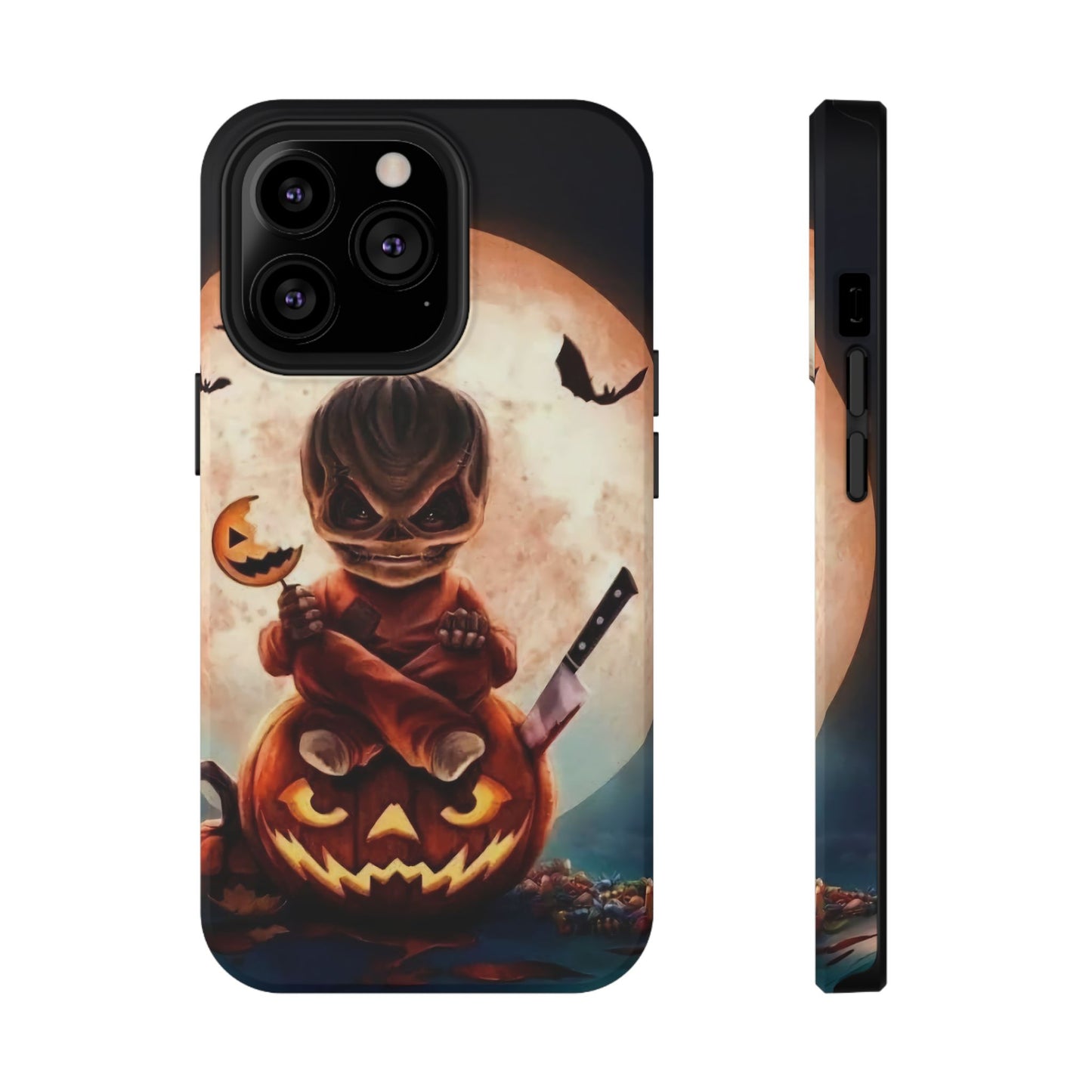 Sam | Trick Or Treat Halloween Horror Design Impact Resistant Phone Case