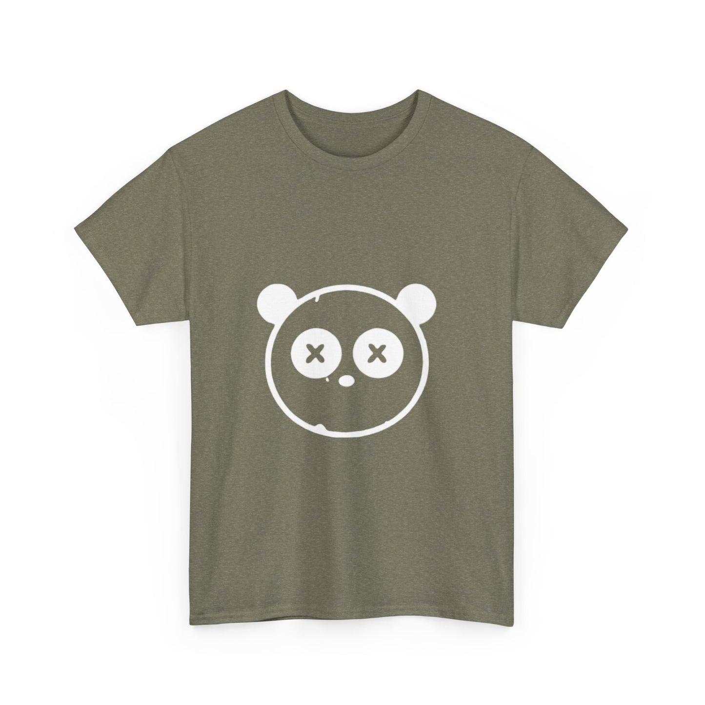 OUAK Logo Graphic Unisex Heavy Cotton Tee - Cute & Casual Red T-Shirt