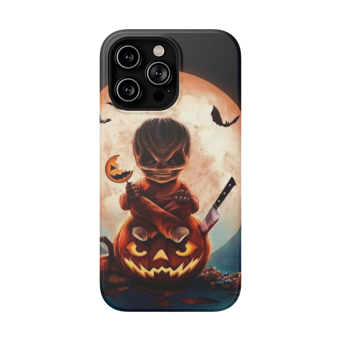 Sam | Trick Or Treat Halloween Horror Design Impact Resistant Phone Case