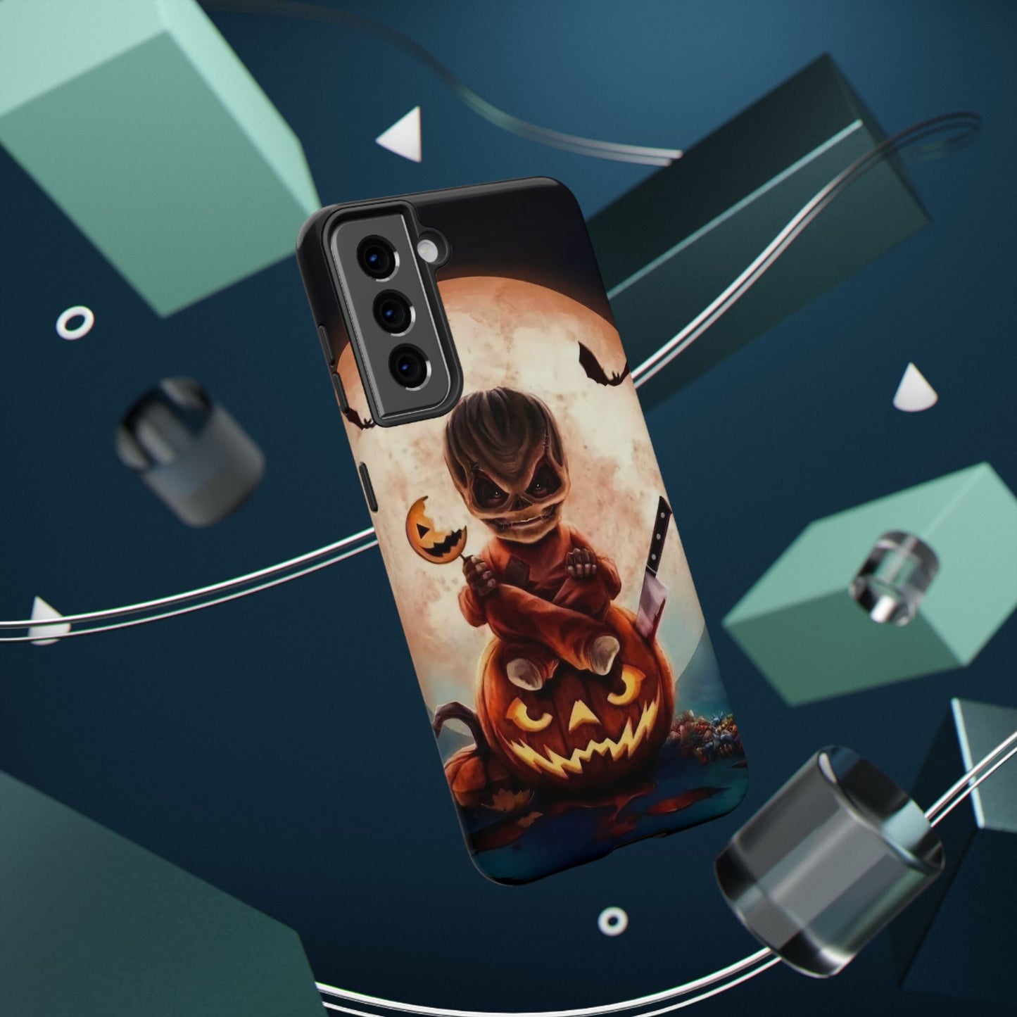 Sam | Trick Or Treat Halloween Horror Design Impact Resistant Phone Case