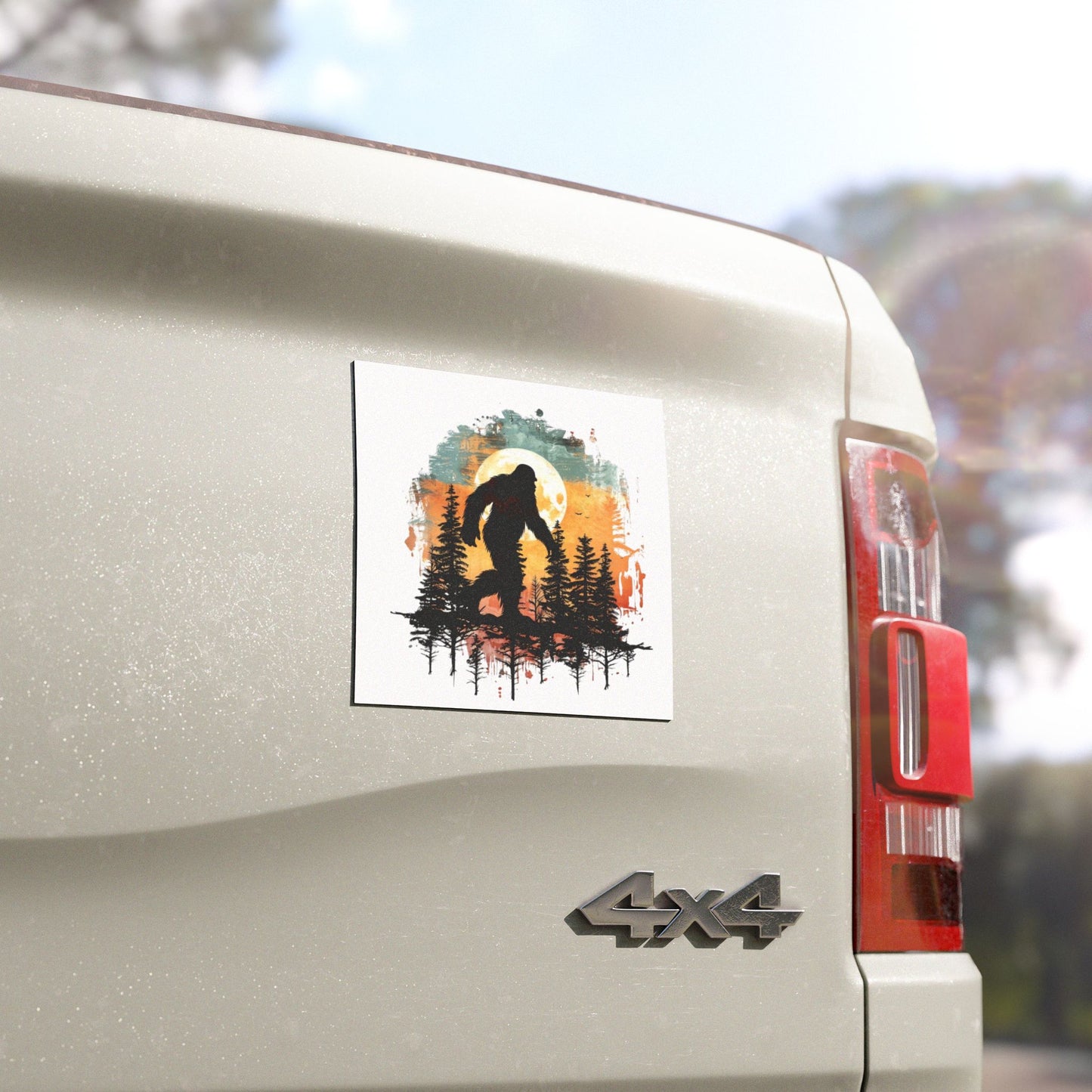 Bigfoot Adventure Car Magnet - Wilderness Wall Decor for Nature Lovers