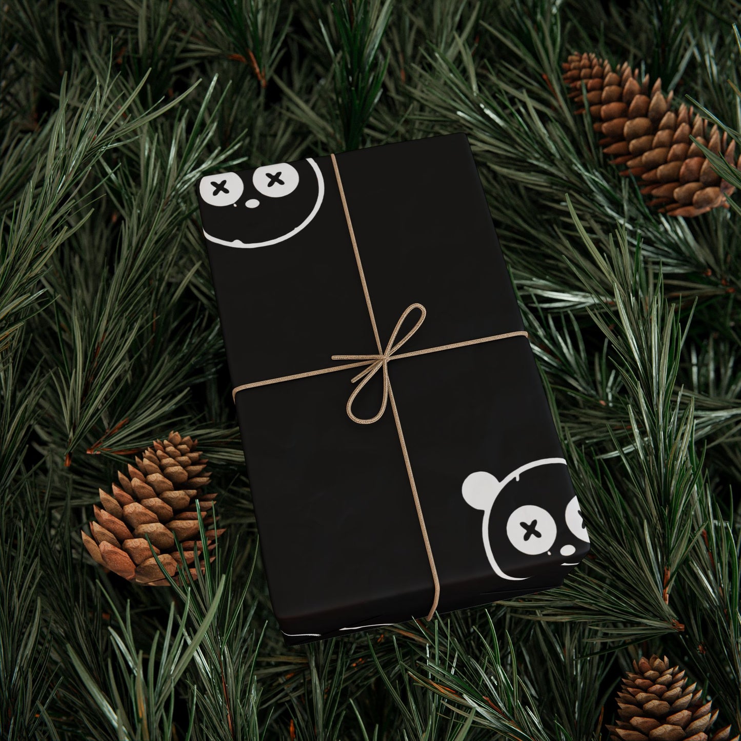 Black and White Gift Wrap for Birthdays and Holidays