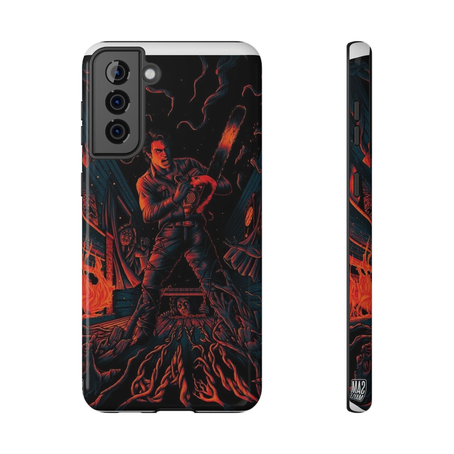 Ash Williams Impact-Resistant Design Phone Case | Perfect for Halloween & Movie Lovers