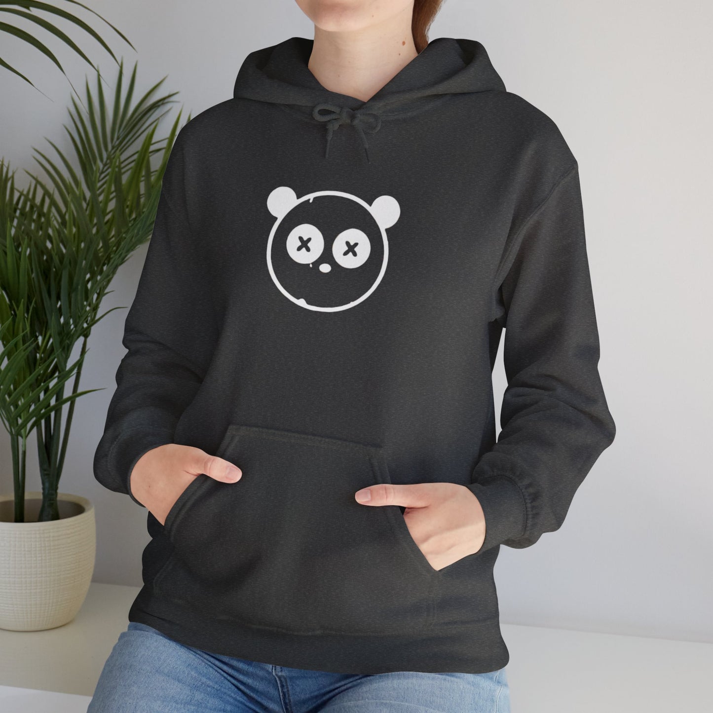 Red Unisex Heavy Blend™ Hooded Sweatshirt with Once Upon A Killer Logo - Perfect for Casual Comfort & Statement Style